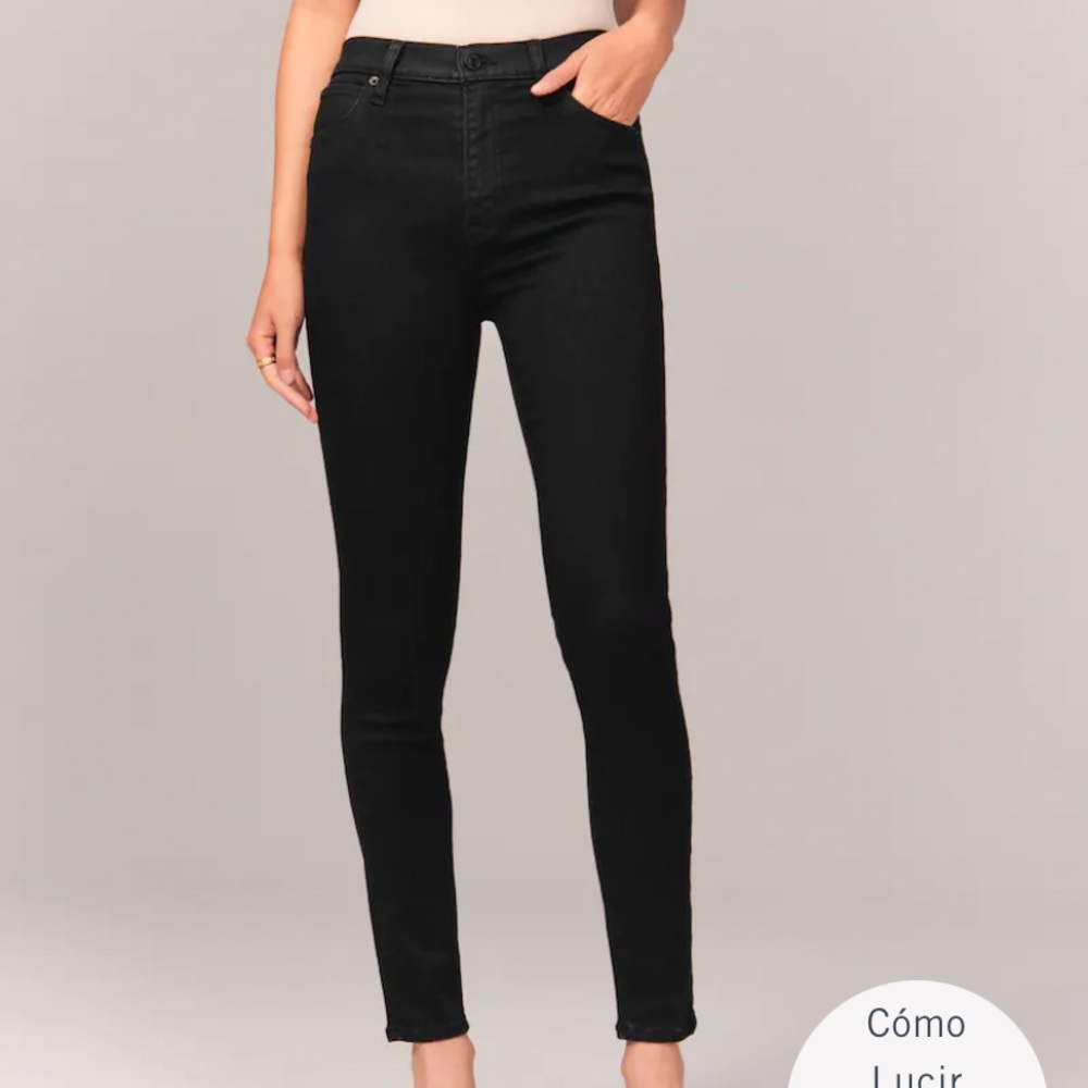 Super skinny high rise jeans